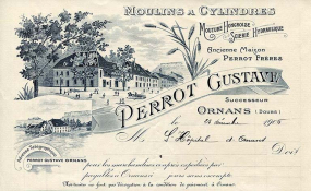 Papier à en-tête, 1906. © Région Bourgogne-Franche-Comté, Inventaire du patrimoine