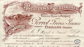 Papier à en-tête, 1902. © Région Bourgogne-Franche-Comté, Inventaire du patrimoine