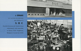 [Usine de machines-outils de la SOC], photogr., 1956. © Région Bourgogne-Franche-Comté, Inventaire du patrimoine