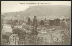 Ornans (Doubs) - Cités Oerlikon, carte postale, s.d. [début 20e siècle]. © Région Bourgogne-Franche-Comté, Inventaire du patrimoine