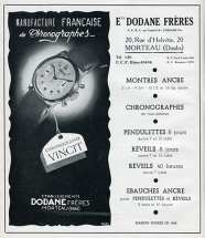 Publicité pour les Ets Dodane Frères, 1947. © Région Bourgogne-Franche-Comté, Inventaire du patrimoine