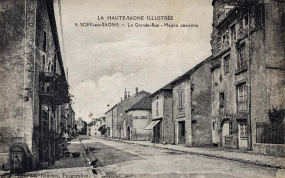 Façade sur la rue du Pont (actuelle rue Armand Paulmard). © Région Bourgogne-Franche-Comté, Inventaire du patrimoine
