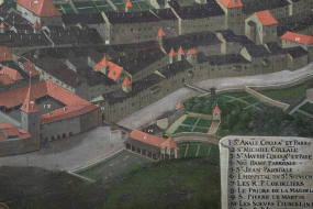 peinture place forte enceinte © Région Bourgogne-Franche-Comté, Inventaire du patrimoine