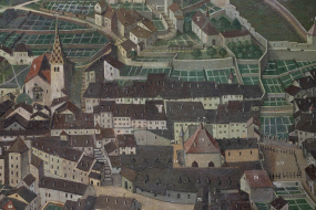 peinture place forte enceinte © Région Bourgogne-Franche-Comté, Inventaire du patrimoine