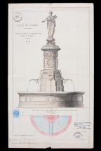 fontaine statue © Région Bourgogne-Franche-Comté, Inventaire du patrimoine