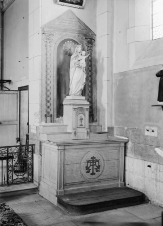 Vue d'ensemble de l'autel latéral droit. © Région Bourgogne-Franche-Comté, Inventaire du patrimoine