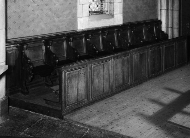 Stalles de l'abside du choeur. © Région Bourgogne-Franche-Comté, Inventaire du patrimoine