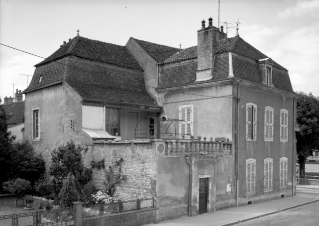 Vue d'ensemble depuis le quai du Doubs. © Région Bourgogne-Franche-Comté, Inventaire du patrimoine