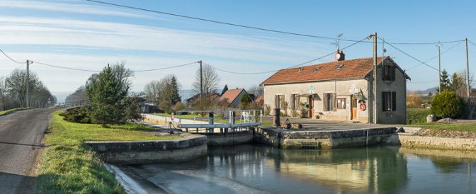 Vue d'ensemble du site d'amont. © Région Bourgogne-Franche-Comté, Inventaire du patrimoine