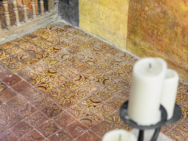 carrelage de sol © Région Bourgogne-Franche-Comté, Inventaire du patrimoine carrelage de sol © Région Bourgogne-Franche-Comté, Inventaire du patrimoine