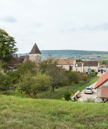 Vue du village. © Région Bourgogne-Franche-Comté, Inventaire du patrimoine