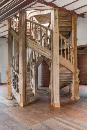 escalier © Région Bourgogne-Franche-Comté, Inventaire du patrimoine