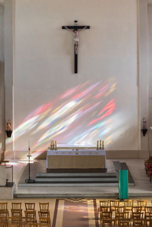 église choeur croix autel chandelier d'autel © Région Bourgogne-Franche-Comté, Inventaire du patrimoine