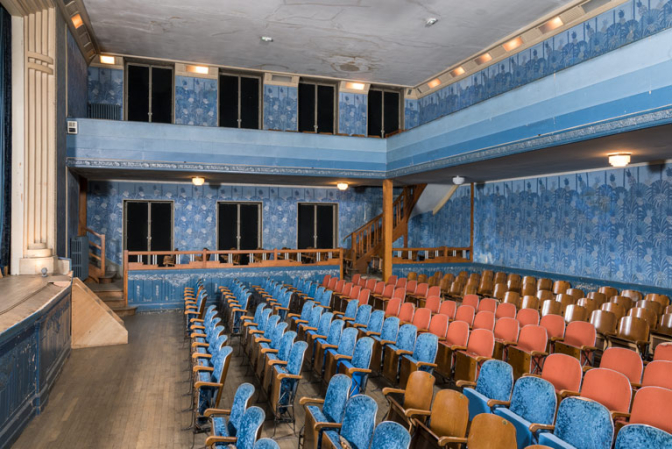 théâtre lambris d'appui garniture architecturale © Région Bourgogne-Franche-Comté, Inventaire du patrimoine