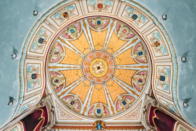 dépendance théâtre peinture monumentale © Région Bourgogne-Franche-Comté, Inventaire du patrimoine