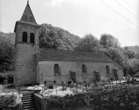 Façade latérale droite. © Région Bourgogne-Franche-Comté, Inventaire du patrimoine