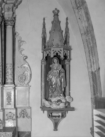 Vierge de l'immaculée Conception : vue d'ensemble. © Région Bourgogne-Franche-Comté, Inventaire du patrimoine