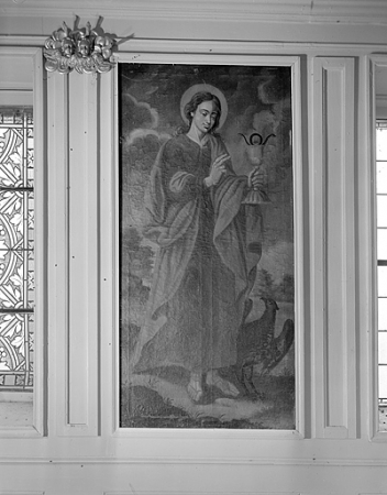 Vue du tableau représentant saint Jean. © Région Bourgogne-Franche-Comté, Inventaire du patrimoine