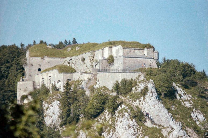 Vue depuis le fort de Joux. © Région Bourgogne-Franche-Comté, Inventaire du patrimoine