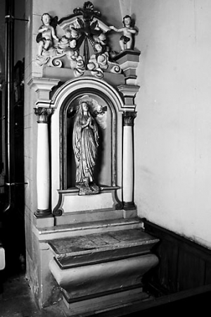 Vue d'ensemble de l'autel-retable latéral droit. © Région Bourgogne-Franche-Comté, Inventaire du patrimoine