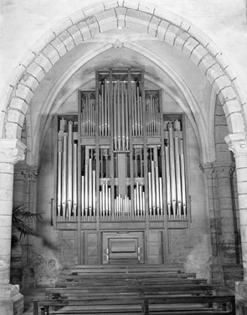 Grand orgue, vu de face horizontale. © Région Bourgogne-Franche-Comté, Inventaire du patrimoine