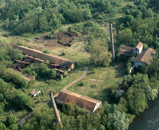 La Forge Neuve, photographie aérienne. © Région Bourgogne-Franche-Comté, Inventaire du patrimoine