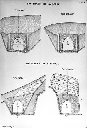 [Têtes des souterrains de la Serre et de Saint-Claude, commune de Saint-Claude], [1919]. © Région Bourgogne-Franche-Comté, Inventaire du patrimoine