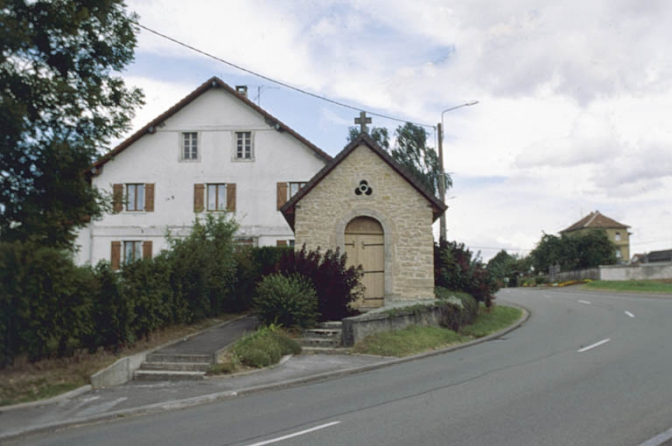 Mur-pignon sud du bâtiment : le logement. © Région Bourgogne-Franche-Comté, Inventaire du patrimoine