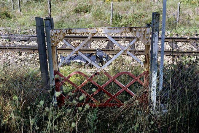 Portillon pour piétons, côté droit de la voie. © Région Bourgogne-Franche-Comté, Inventaire du patrimoine