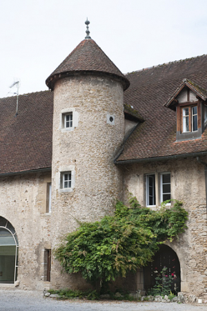 La tour d'escalier de l'hôtel de Choiseul. © Région Bourgogne-Franche-Comté, Inventaire du patrimoine