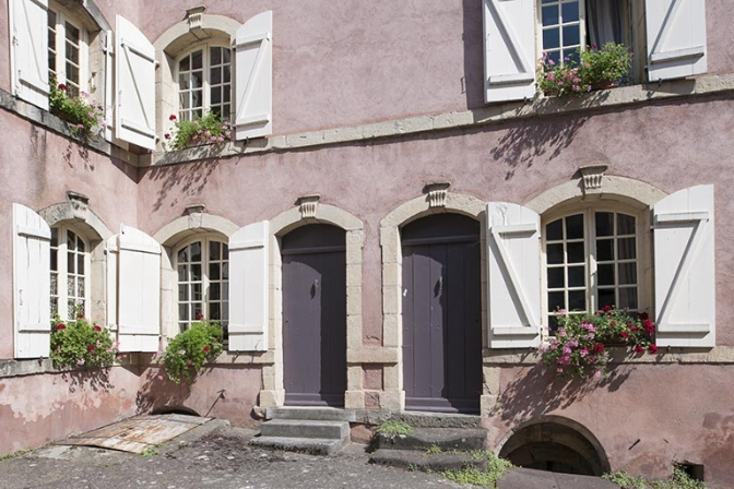 Détail de la façade postérieure, rue Thiers. © Région Bourgogne-Franche-Comté, Inventaire du patrimoine