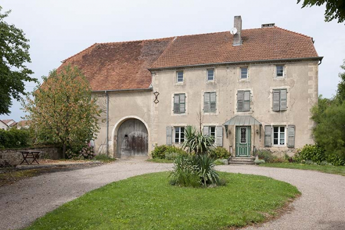 Vue d'ensemble de la maison et des parties agricoles. © Région Bourgogne-Franche-Comté, Inventaire du patrimoine