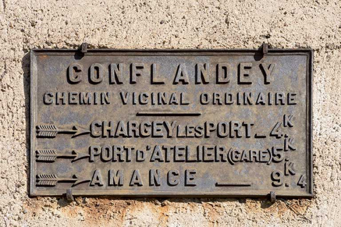 plaque de rue. © Région Bourgogne-Franche-Comté, Inventaire du patrimoine