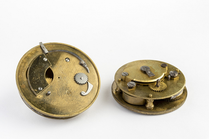 Ebauches de montre, années 1770-1800. (Musée Japy, Beaucourt) © Région Bourgogne-Franche-Comté, Inventaire du patrimoine