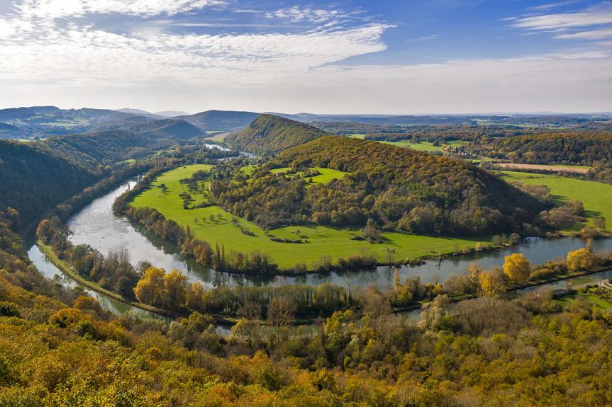 Vallée du Doubs et canal entre Avanne-Aveney et Thoraise (25) © phot. J. Mongreville / Région Bourgogne-Franche-Comté, Inventaire du patrimoine, 2014