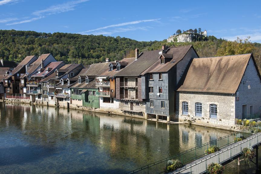 Vallée de la Loue - Ornans (25) © phot. J. Mongreville / Région Bourgogne-Franche-Comté, Inventaire du patrimoine, 2015