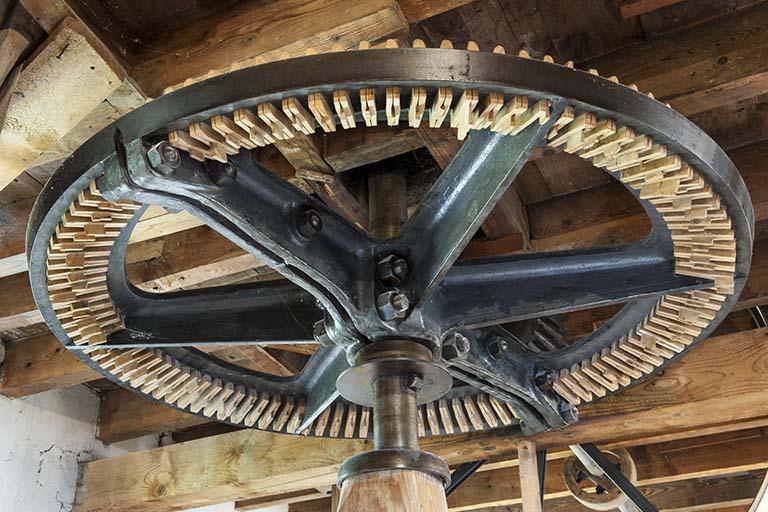 Alluchons (dents en bois) du moulin-scierie de Métabief (25) © phot. J. Mongreville / Région Bourgogne-Franche-Comté, Inventaire du patrimoine, 2016