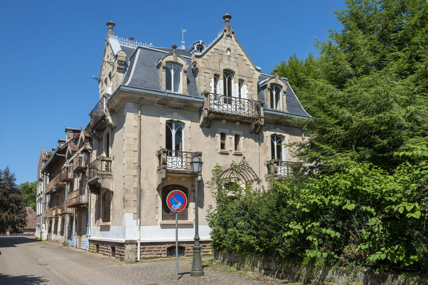 Villa des Tilleuls à Luxeuil-les-Bains (70) © phot. J. Mongreville, Région Bourgogne-Franche-Comté, Inventaire du patrimoine, 2020