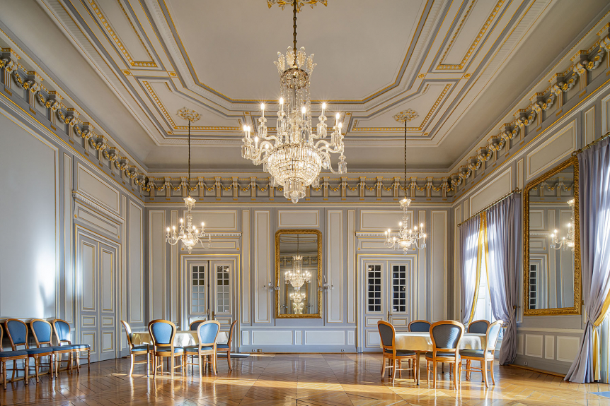 Grand Hôtel des Bains de Salins-les-Bains (39) © phot. J. Mongreville, Région Bourgogne-Franche-Comté, Inventaire du patrimoine, 2021