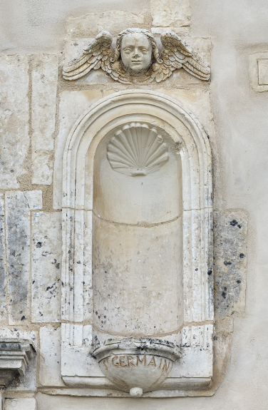 Détail d'une niche de l'église Saint-Louis et Saint-Maurice de Venoy (89) © phot. T. Kuntz, Région Bourgogne-Franche-Comté, Inventaire du patrimoine, 2024