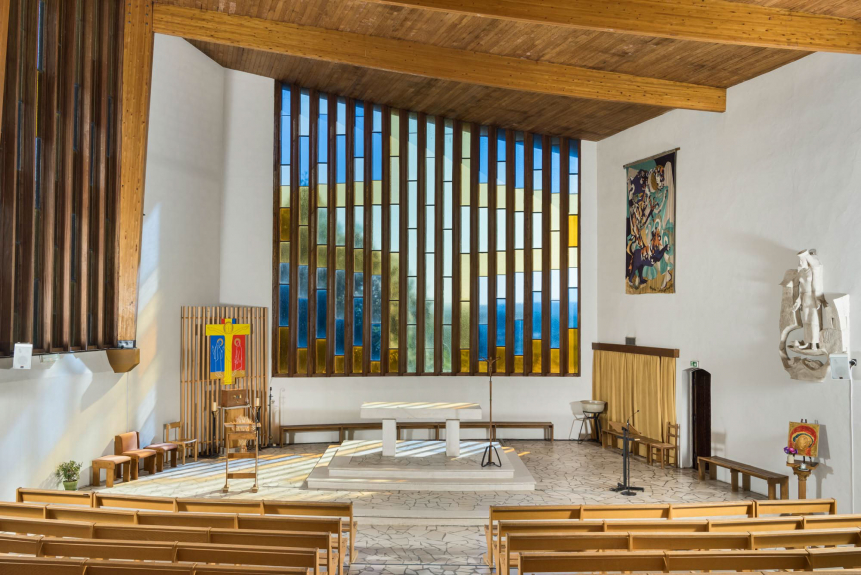 Chœur de l’église Notre-Dame-au-Chemin-Neuf à Paron (89) © phot. P.-M. Barbe-Richaud, Région Bourgogne-Franche-Comté, Inventaire du patrimoine, 2023