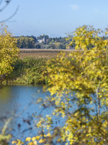 La Saône au niveau d'Auvillars-sur-Saône (21) © phot. T. Kuntz, Région Bourgogne-Franche-Comté, Inventaire du patrimoine, 2017