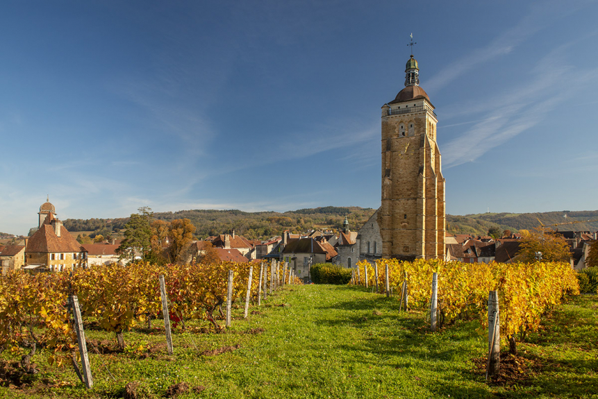 Le vignoble d'Arbois (39) © phot. J. Mongreville, Région Bourgogne-Franche-Comté, Inventaire du patrimoine, 2021