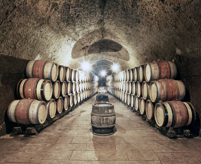 Cave de la maison Chanson père et fils à Beaune (21) © phot. M. Rosso, Région Bourgogne-Franche-Comté, inventaire du patrimoine, 1996