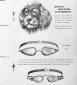 Morez (39), société Jeantet : publicité pour les lunettes pour chiens et les lunettes combinées, début 20e siècle © Région Bourgogne-Franche-Comté, Inventaire du patrimoine, 1991