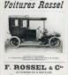Sochaux (25) : publicité pour les voitures Rossel, 1904 (collection particulière) © Région Bourgogne-Franche-Comté, Inventaire du patrimoine, 2020