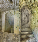 Escalier dans le reduit du nid d'aigle © phot. T. Kuntz / Région Bourgogne-Franche-Comté, Inventaire du patrimoine, 2023