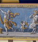 Décor de la galerie du théâtre de Brienon-sur-Armançon (89) © phot. P.-M. Barbe-Richaud, Région Bourgogne-Franche-Comté, Inventaire du patrimoine, 2023