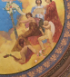 Peinture monumentale du plafond, théâtre du Rempart à Semur-en-Auxois (21) © phot. P.-M. Barbe-Richaud, Région Bourgogne-Franche-Comté, Inventaire du patrimoine, 2022