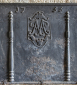 Décor de plaque de cheminée, Salins-les-Bains (39) © phot. J. Mongreville, Région Bourgogne-Franche-Comté, Inventaire du patrimoine, 2023